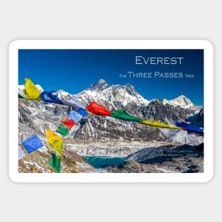 EVEREST THREE PASSES TREK Sticker